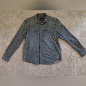Men's Gray Denim Jacket